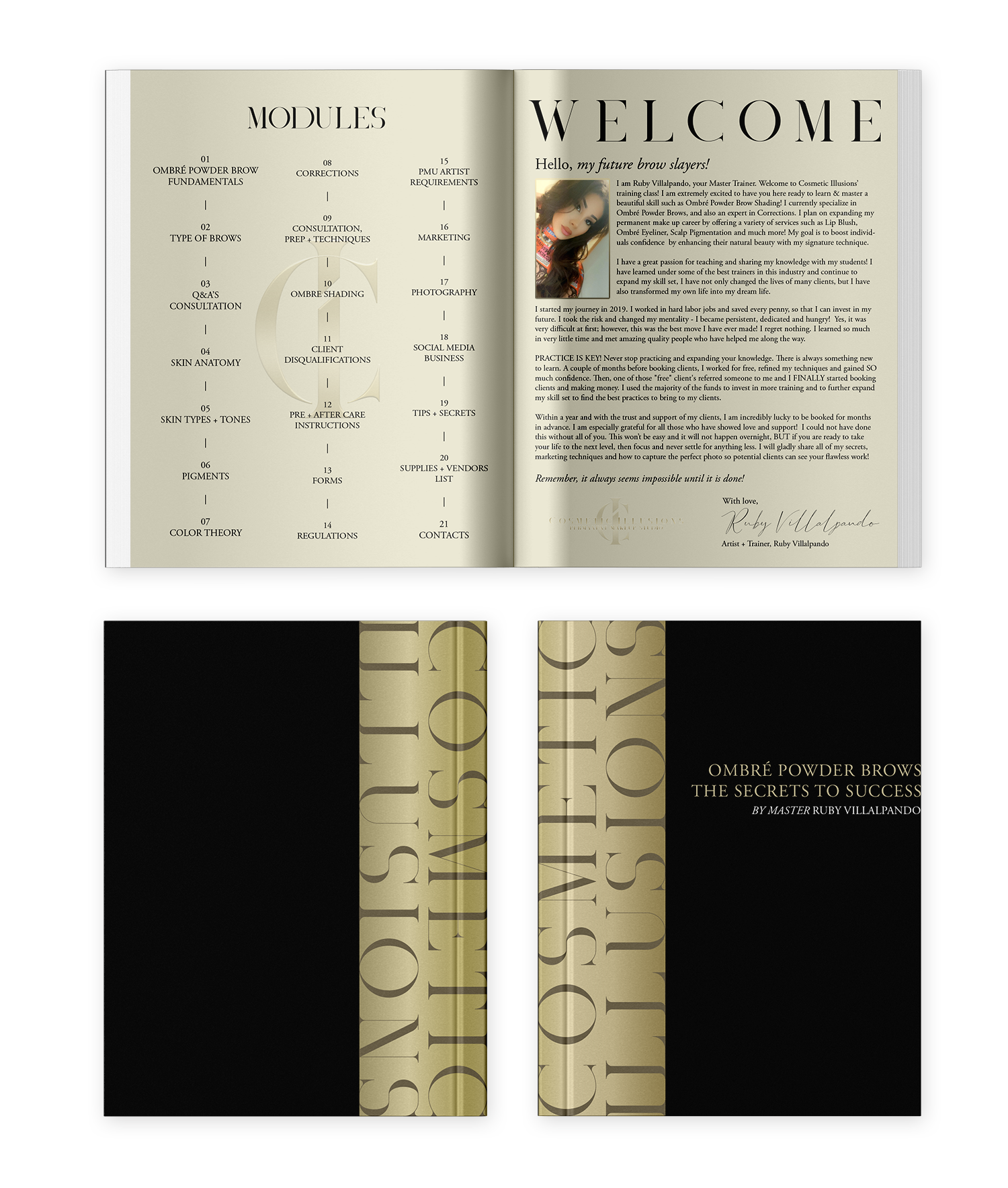 CI-Manual-Magazine-Mockup Cosmetic Illusions by Ruby - Extensive Training Manual